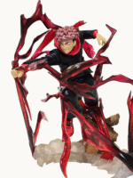 Cursed Fist Warrior – Crimson Energy Fighter Collectible