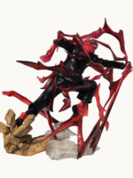 Cursed Fist Warrior – Crimson Energy Fighter Collectible - Image 2