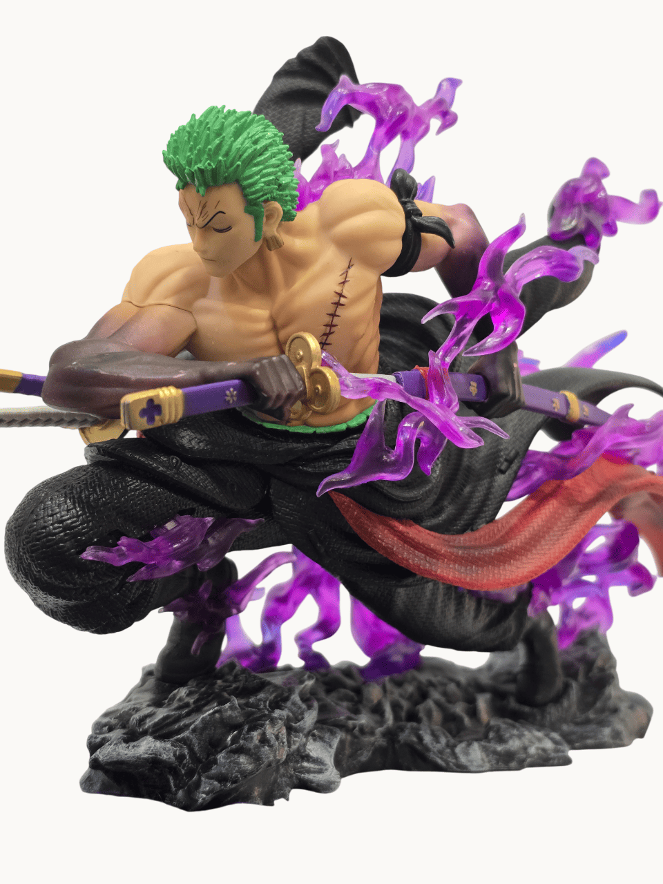 5 Three-Sword Warrior – Triple Blade Collectible | Premium Display Piece - Image 1