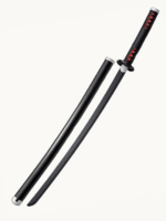 Crimson Dawn Nichirin Blade – Anime-Inspired Katana