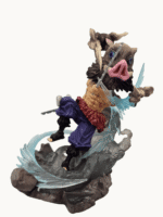 Boar Mask Warrior Figure - 20 cm | Dynamic Twin-Blade Attack