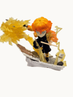 Lightning Swordsman Figure – 25 cm | With Base Stand | PVC Anime Statue - Image 4