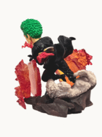 Green Swordsman Figure – Flame Slash Edition (28cm) | For Desk & Display - Image 2