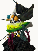 Triple Blade Swordsman – Zoro | Demon-Edge Warrior Figure - Image 3