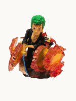 Green Swordsman Figure – Flame Slash Edition (28cm) | For Desk & Display - Image 4